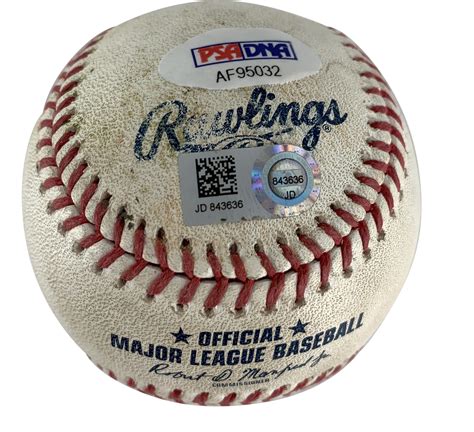 Lot Detail - Cody Bellinger Signed & Game Used OML Baseball (PSA/DNA & MLB)