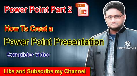 How To Create A Power Point Presentation Make Presentation Slide Show In Urdu And Hindi