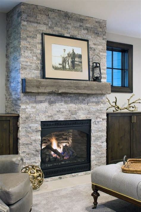 Stacked stone fireplace ideas when creating a stacked stone fireplace surround, it's all about picking the right kind of stone. Top 60 Best Fireplace Mantel Designs - Interior Surround Ideas