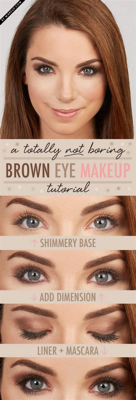 A Totally Not Boring Brown Eye Makeup Tutorial Weddbook