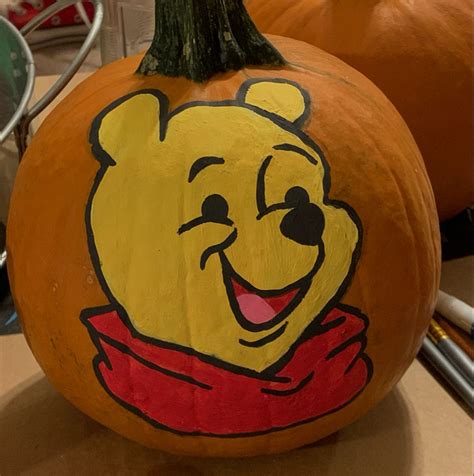 Pumpkin Painting Pumpkin Carving Winnie The Pooh Pumpkin Autumn