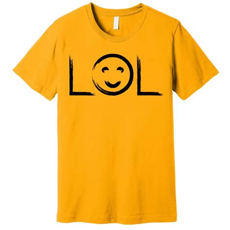 Lol Smiley Face Emoji Premium T Shirt Teeshirtpalace