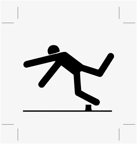 Stick Figure Falling Svg