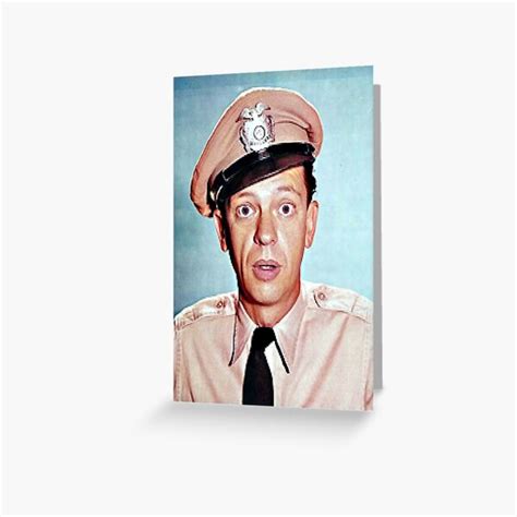 Barney Fife Greeting Cards Redbubble