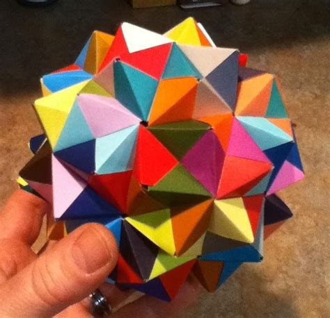 Modular Origami How To Make A Cube Octahedron And Icosahedron From