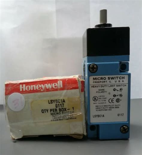 New Honeywell Lsybc1a Heavy Duty Micro Limit Switch 10 Amps 600v Nib
