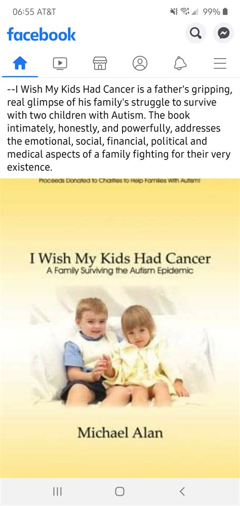Just wish their kids had cancer instead of autism. They really hate the ...
