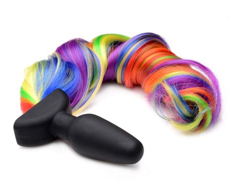 Rainbow Butt Plug Tail A Colorful Addition To Your Bedroom Play