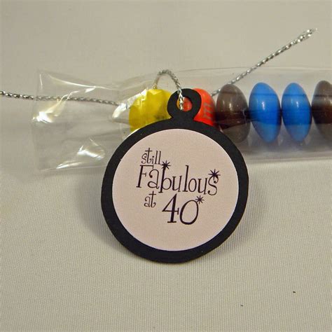 40th Birthday Candy Treat Bag Favors Still Fabulous At 40 Etsy