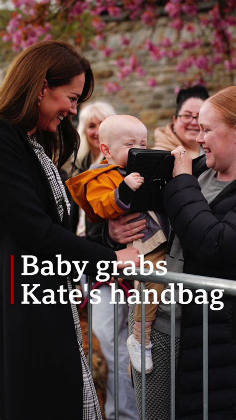 BBC News UK On Twitter Watch Baby Grab Kate S Handbag During Royal