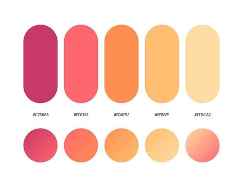 32 Beautiful Color Palettes With Their Corresponding Gradient Palettes 색상 혼합 파스텔 컬러 팔레트 색 패턴