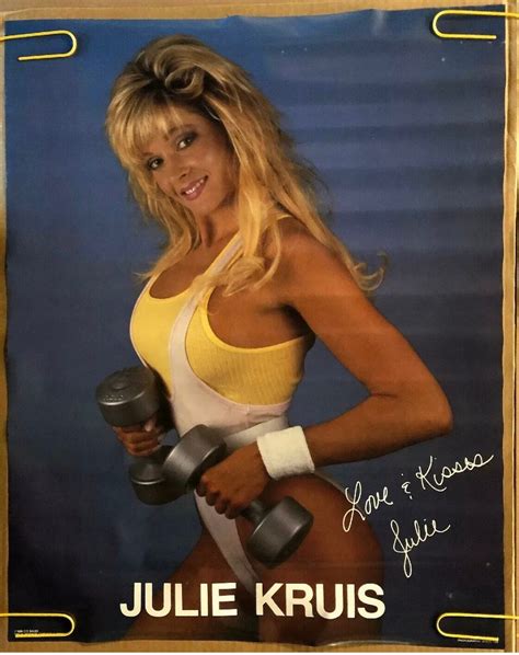 Julie Kruis Original Vintage Poster Work Out Gym Pin Up Etsy