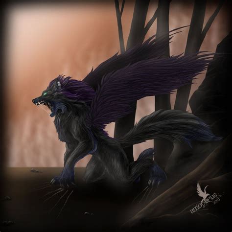 Wolf Wings Anime Wolf Drawing Fantasy Wolf Anime Wolf