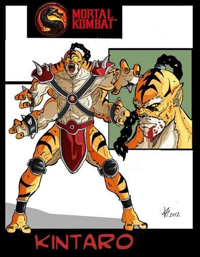 kintaro vs mode kitana mortal kombat claude van damme cartoon artwork four arms dragon
