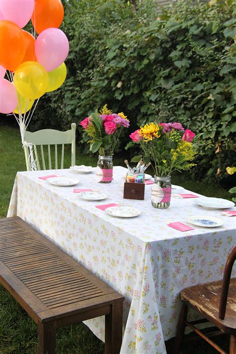 Penelopes 6th Birthday Garden Party Party On A Dime Charity Challenge