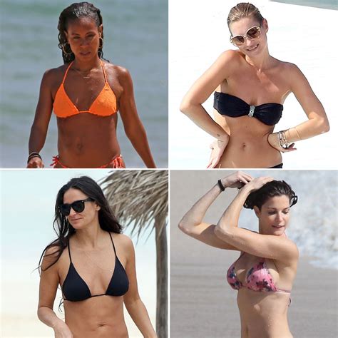 Celebrities Over 40 Wearing Bikinis Pictures Popsugar Celebrity