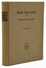 [Being and Time] Sein und Zeit von Heidegger, Martin: Near Fine (1927 ...