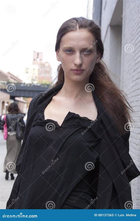 fashion model beauty portrait in new york editorial image image of fashionmodel eyes 88137365