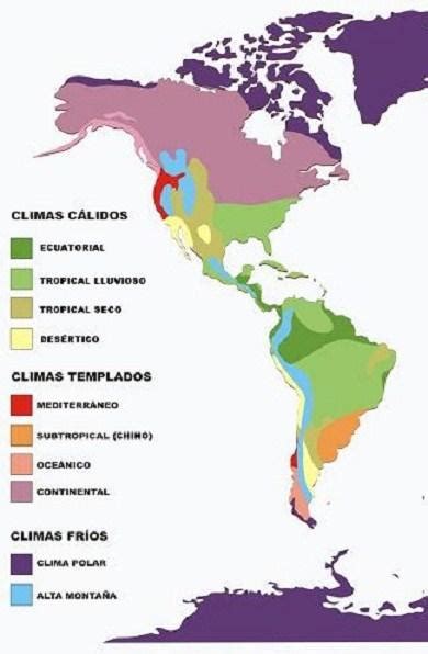 Quais São As Regiões Climáticas Da América