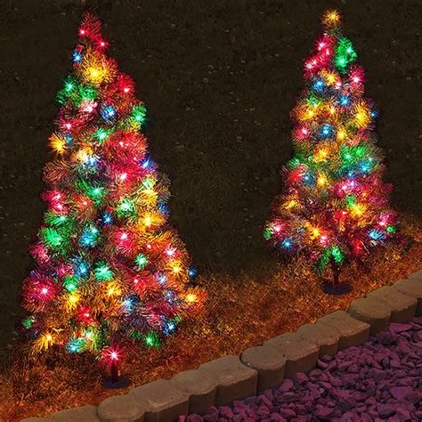 These Brilliantly Lighted Led Pathway Trees Will Light Up Your Holidays