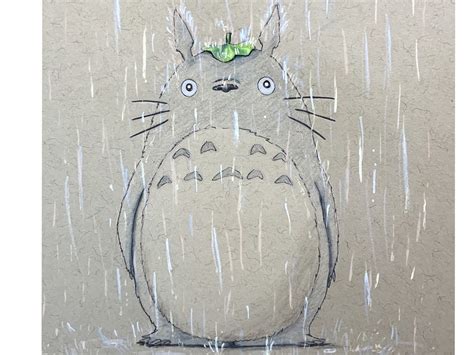 My Neighbor Totoro Rain Scene By Ivan Ramirez On Dribbble