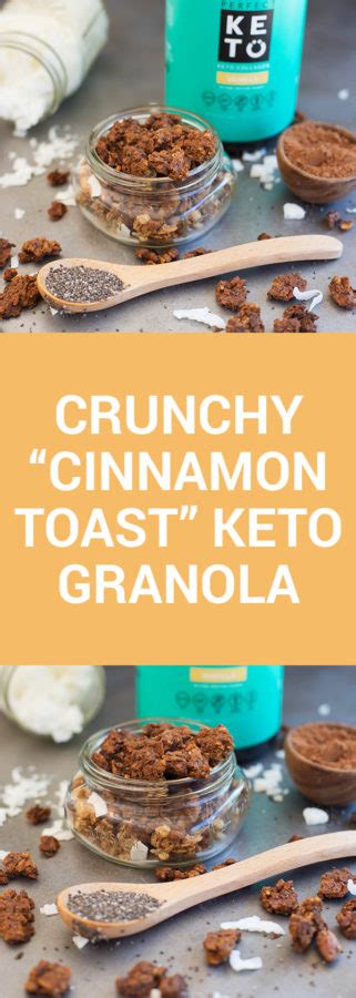 Our keto granola is a handful of pure, low carb bliss! Crunchy âCinnamon Toastâ Keto Granola