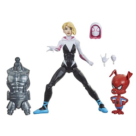 Hasbro Marvel Legends Into The Spider Verse Gwen Stacy And Spider Ham Action Figures
