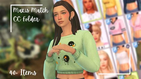 Sims 4 Maxis Match Cc Folder Free Download 40 Items Youtube