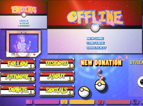 Twitch Animated Overlays Package Pokemon Theme By Twinnova Creations