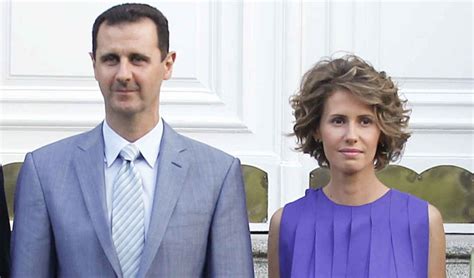 Bashar Al Assad Presidente De Siria Y Su Esposa