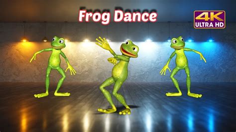 Crazy Frog Dance In 4k Uhd Frog Dance Video Frog Dance Animation Funny Frog Dance Performance