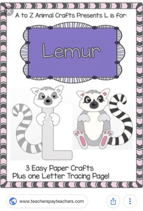 A Purple And White Poster With Two Raccoons On It The Letter L Is For