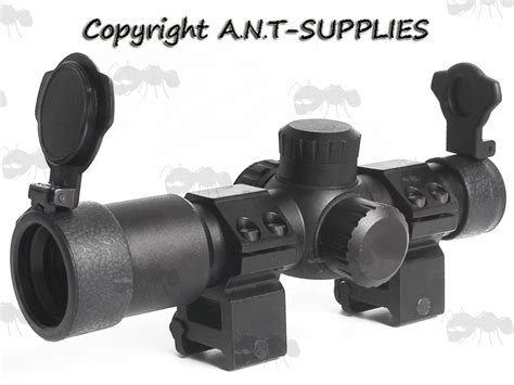 AnTac 4 5x20e Compact Rifle Scope Mil Dot Crosshairs