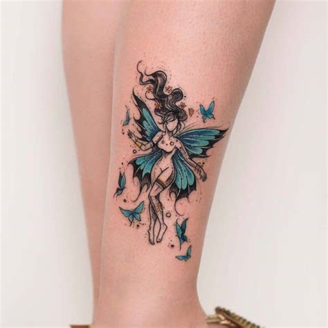 Top 100 Pictures Of Fairy Tattoos
