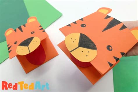 11 Must Make Easy Tiger Crafts For Kids Red Ted Art