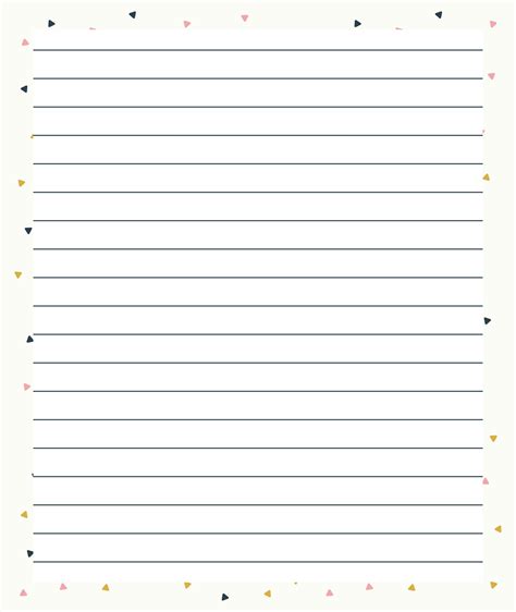 Lined Handwriting Paper Printable