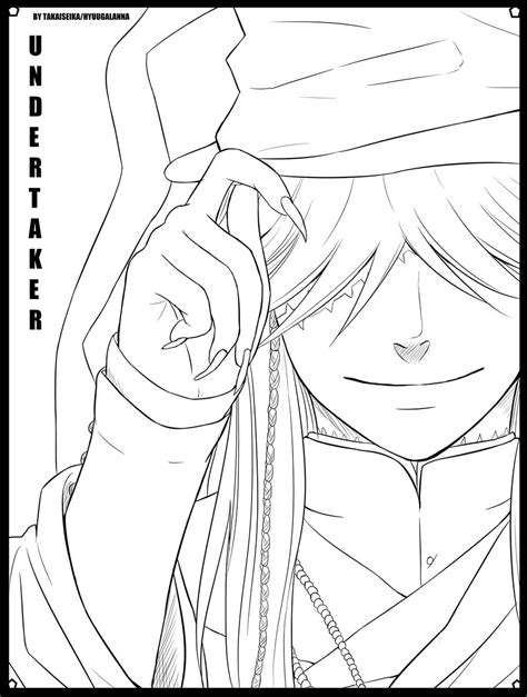 Undertaker Black Butler Coloring Pages Coloring Pages