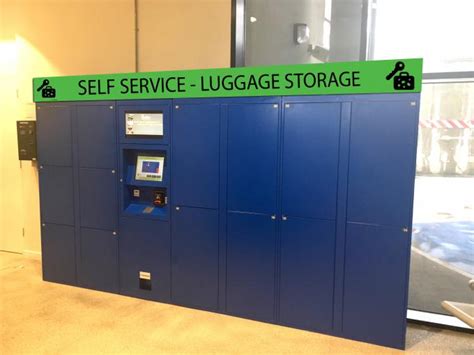 Print your bag tags at home or airport kiosks and tag your bags. 12 Door Airport Public Storage Locker For Luggage Deposit ...