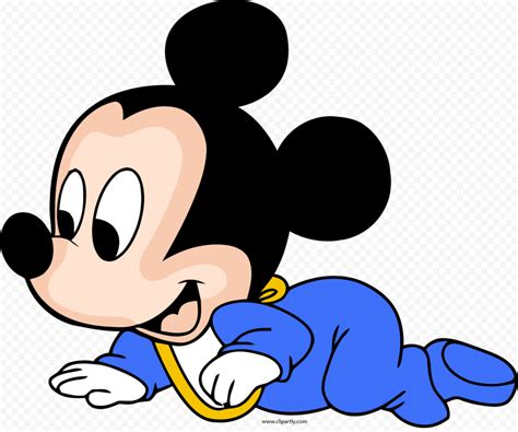 Baby Mickey Mouse Crawl Png Image Citypng