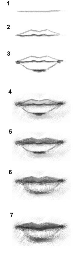 How to draw lips for beginners | easy tutorial lips kaise draw kare aasani se ? How to draw lips - drawing and digital painting tutorials ...