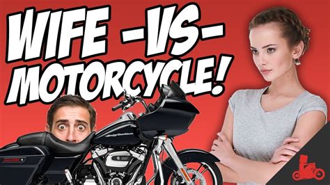 how to convince wife to let you ride motorcycles 😕 youtube