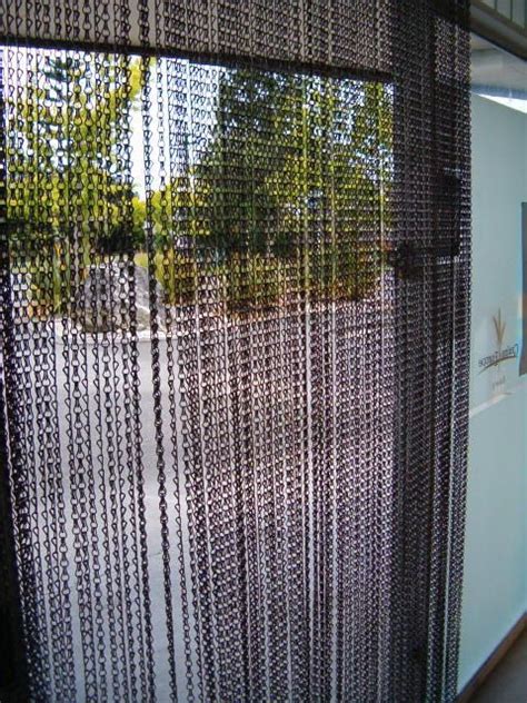Chain fly screens are both attractive and decorative providing you with an essential part of your pest control programme. Chain Link Door Fly Screen Gunmetal colorhelp for by ...