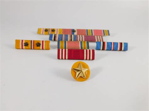 Wwii Us Army Military Ribbons Etsy
