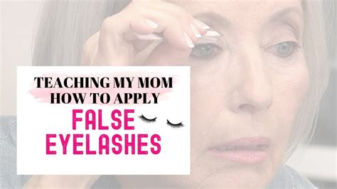 teaching my 70 year old mom how to put on false lashes 💐 fierce aging with nikol johnson youtube
