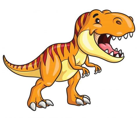 Tyrannosaurus Rex Cartoon Premium Vector Premium Vector Freepik