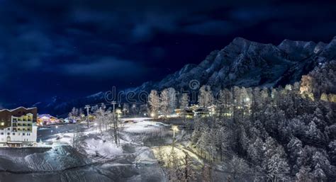 Ski Resort In Krasnaya Polyana Sochi Editorial Photography Image Of