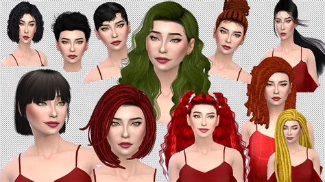 Pack De Cabelos The Sims 4 Download Nisyms 💛 Youtube