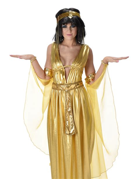 kleopatra kostüm in gold für erwachsene