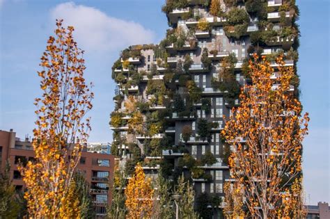 Milano Foliage Dautunno Sui Balconi Del Bosco Verticale La Repubblica