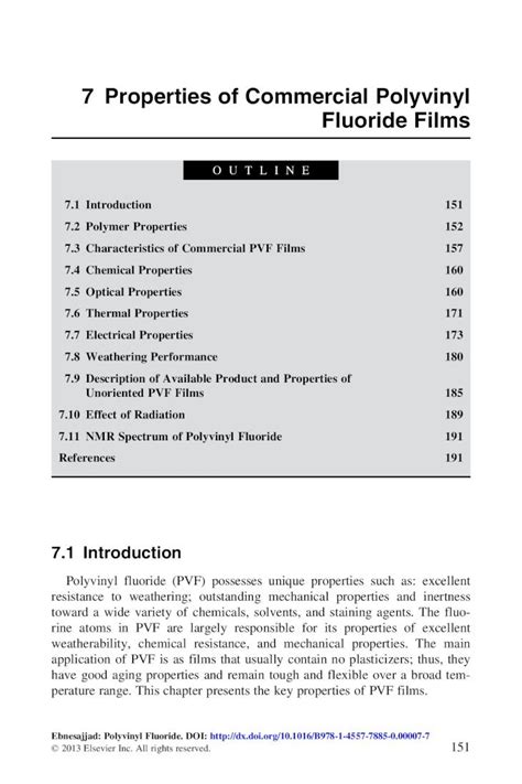 Pdf Polyvinyl Fluoride Properties Of Commercial Polyvinyl Fluoride Films Dokumentips